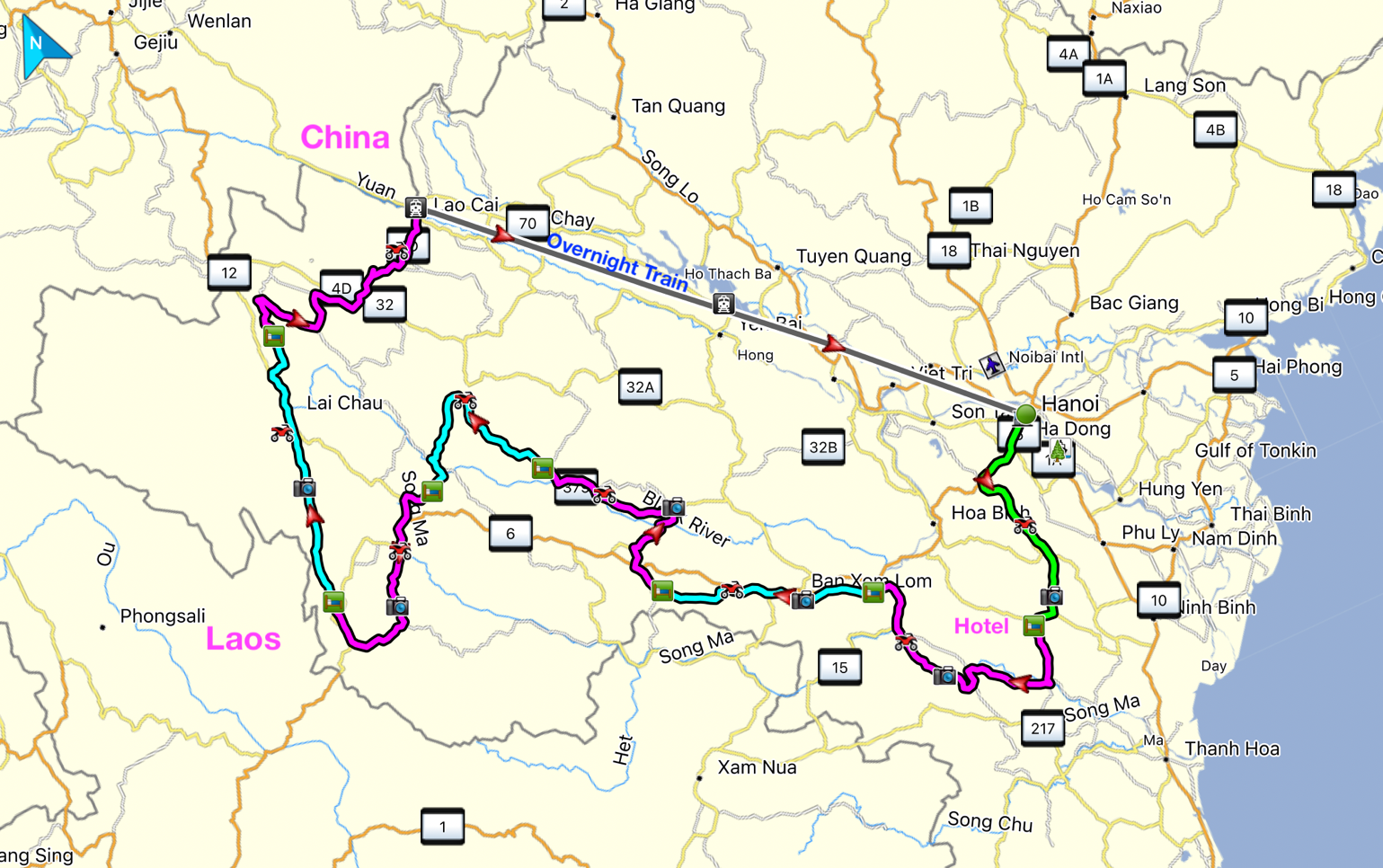 North West loop 8 days